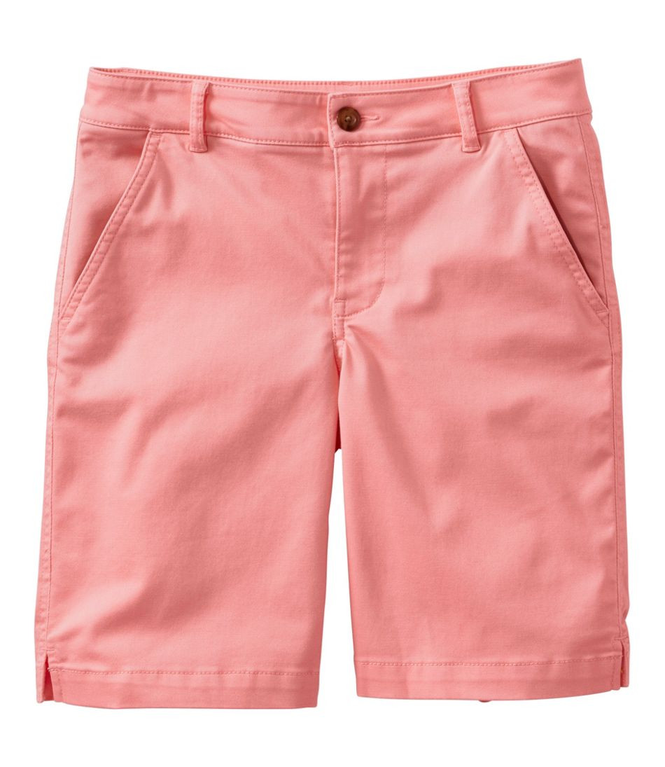 Women's Comfort Stretch Shorts, Chino Bermudas 9" | L.L. Bean