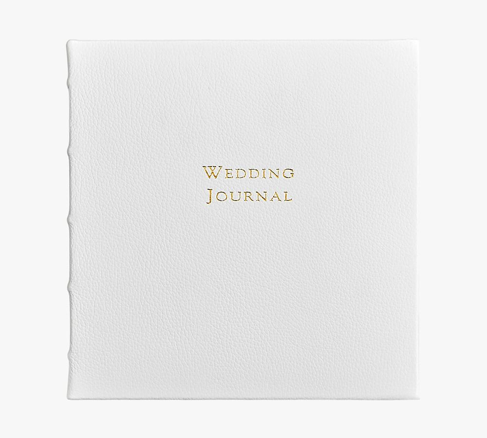 Leather-Bound Wedding Journal | Pottery Barn (US)