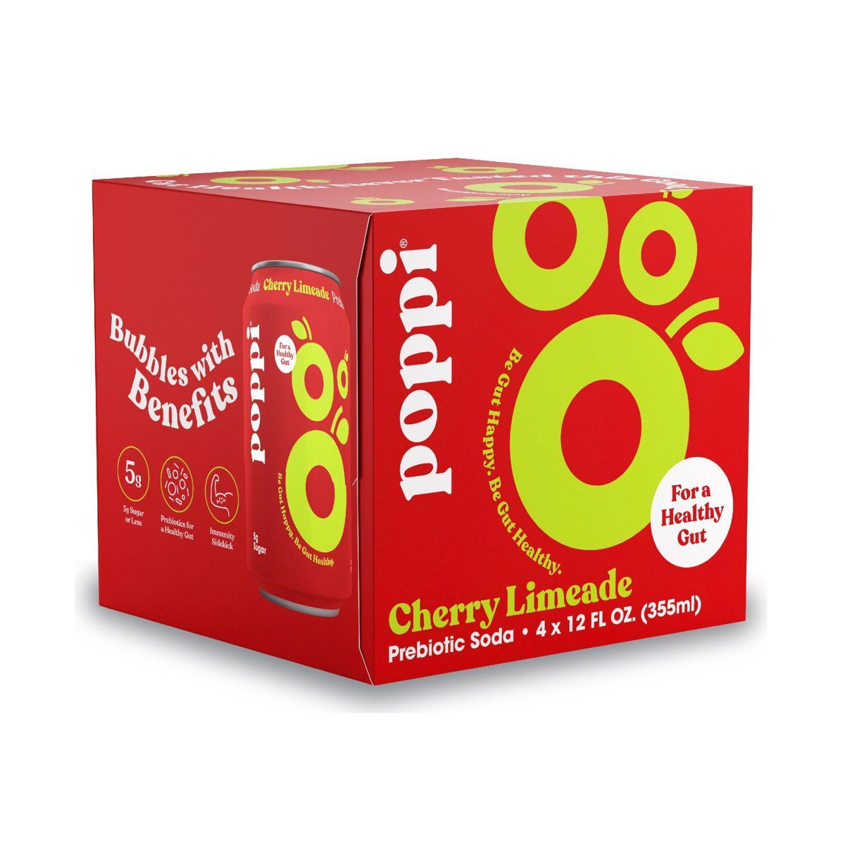 Poppi Cherry Lime Prebiotic Soda - 4pk/12 fl oz Cans | Target