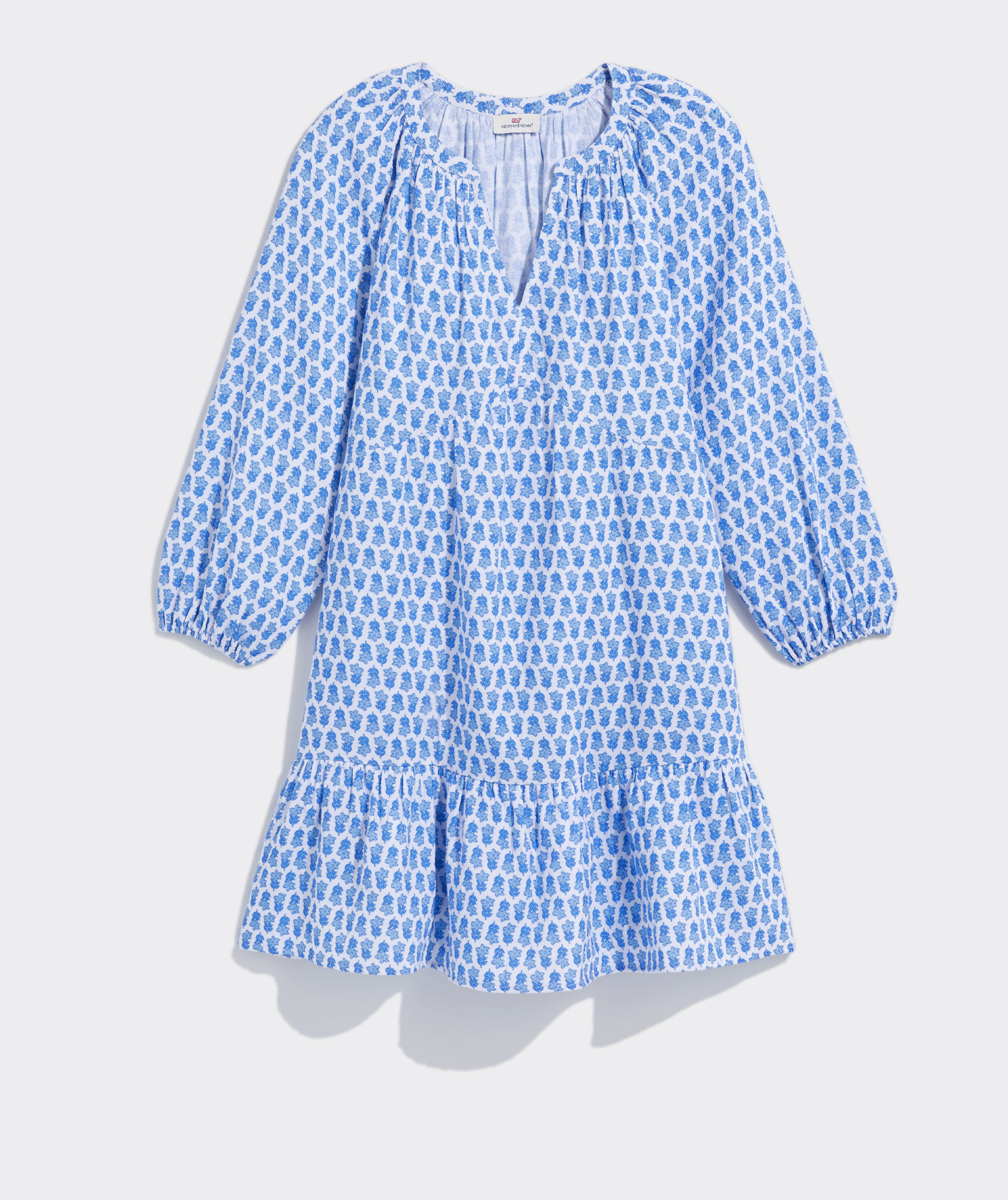 Seastitch Floral Block Print Dress | vineyard vines