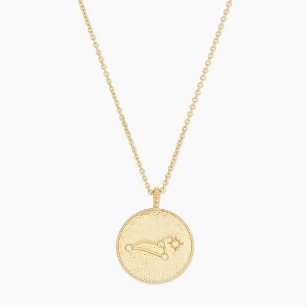 Astrology Coin Necklace (Leo) | Gorjana