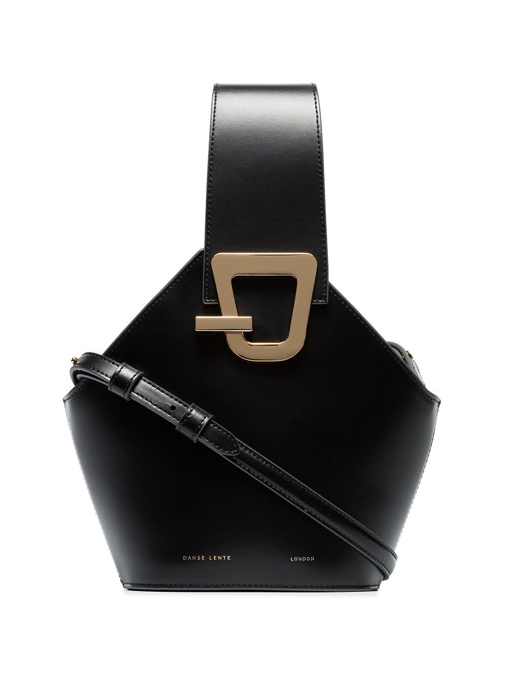 Danse Lente black johnny mini leather shoulder bag | FarFetch Global