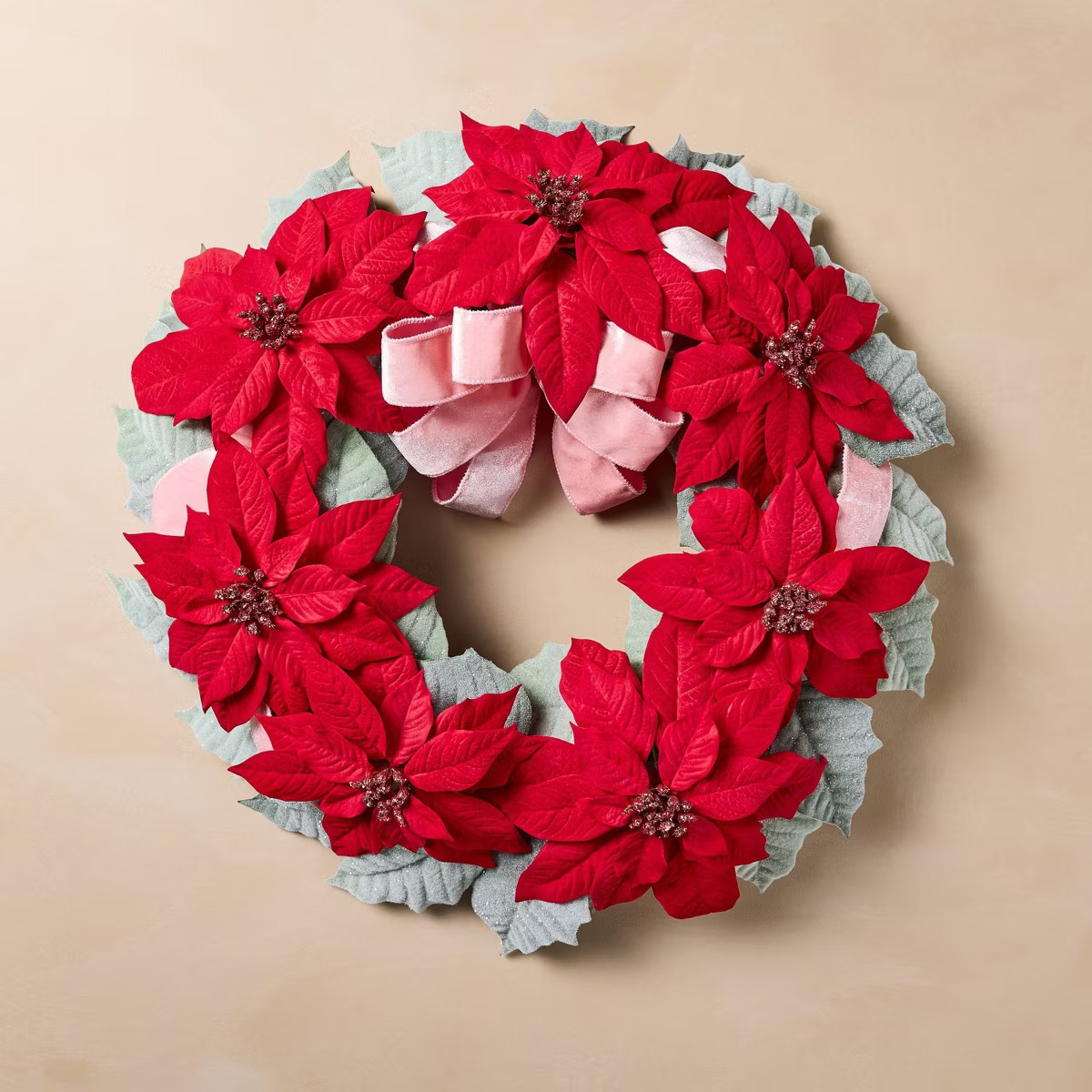 John Derian for Target 26" Poinsettia Wreath | Target