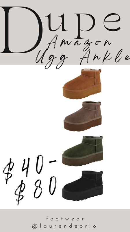 Winter ready! Amazon prime big deal days, Amazon ankle ugg boot dupes on sale! 

Fall outfits, ugg boot, they look for less, replica versus luxury, tan boots#LTKxPrime

#LTKfindsunder50 #LTKGiftGuide