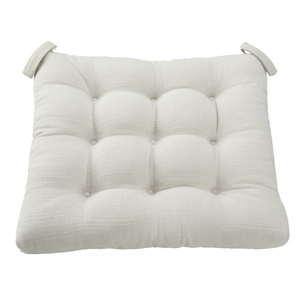 Mainstays Textured Chair Seat Pad (Chair Cushion), Silver Color, 1-Piece - Walmart.com | Walmart (US)