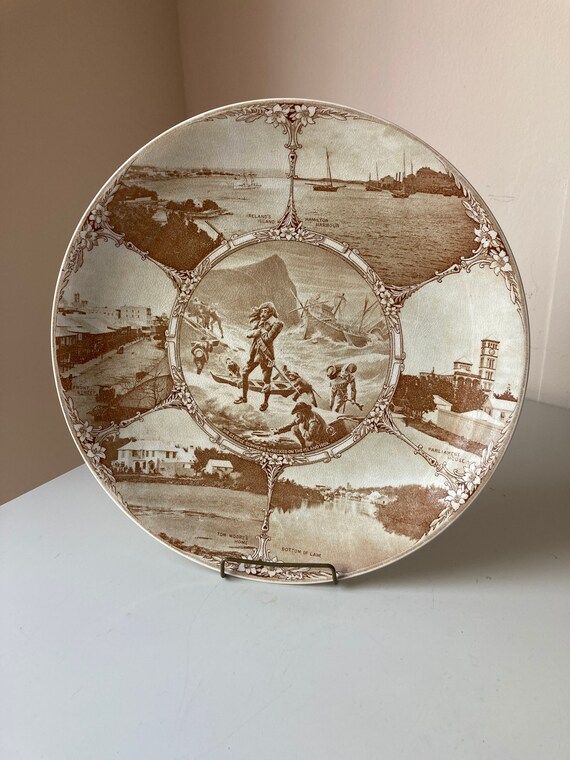 Royal Doulton Bermuda Series Ware Historical Plate  Brown - Etsy | Etsy (US)
