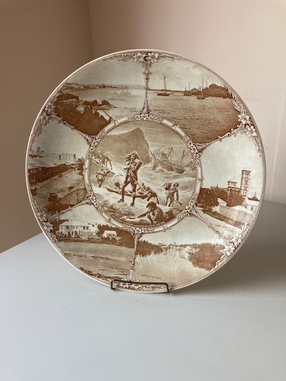 Royal Doulton Bermuda Series Ware Historical Plate  Brown - Etsy | Etsy (US)