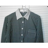 Ladies Vintage Black/White Striped Shirt/Blouse. Size 14 | Etsy (US)