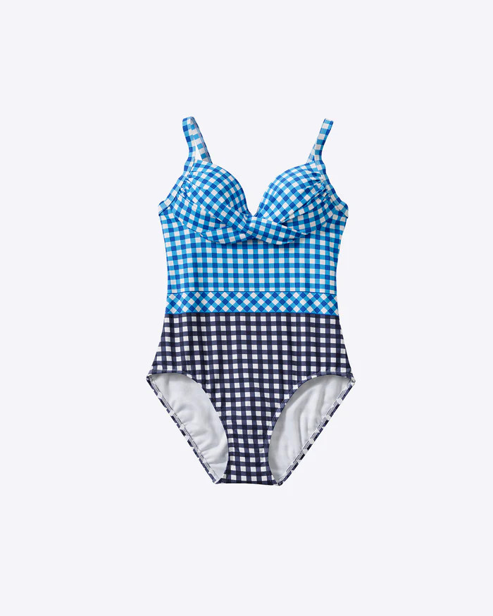 DJ x Lands' End One Piece Wrap Swimsuit | Draper James (US)
