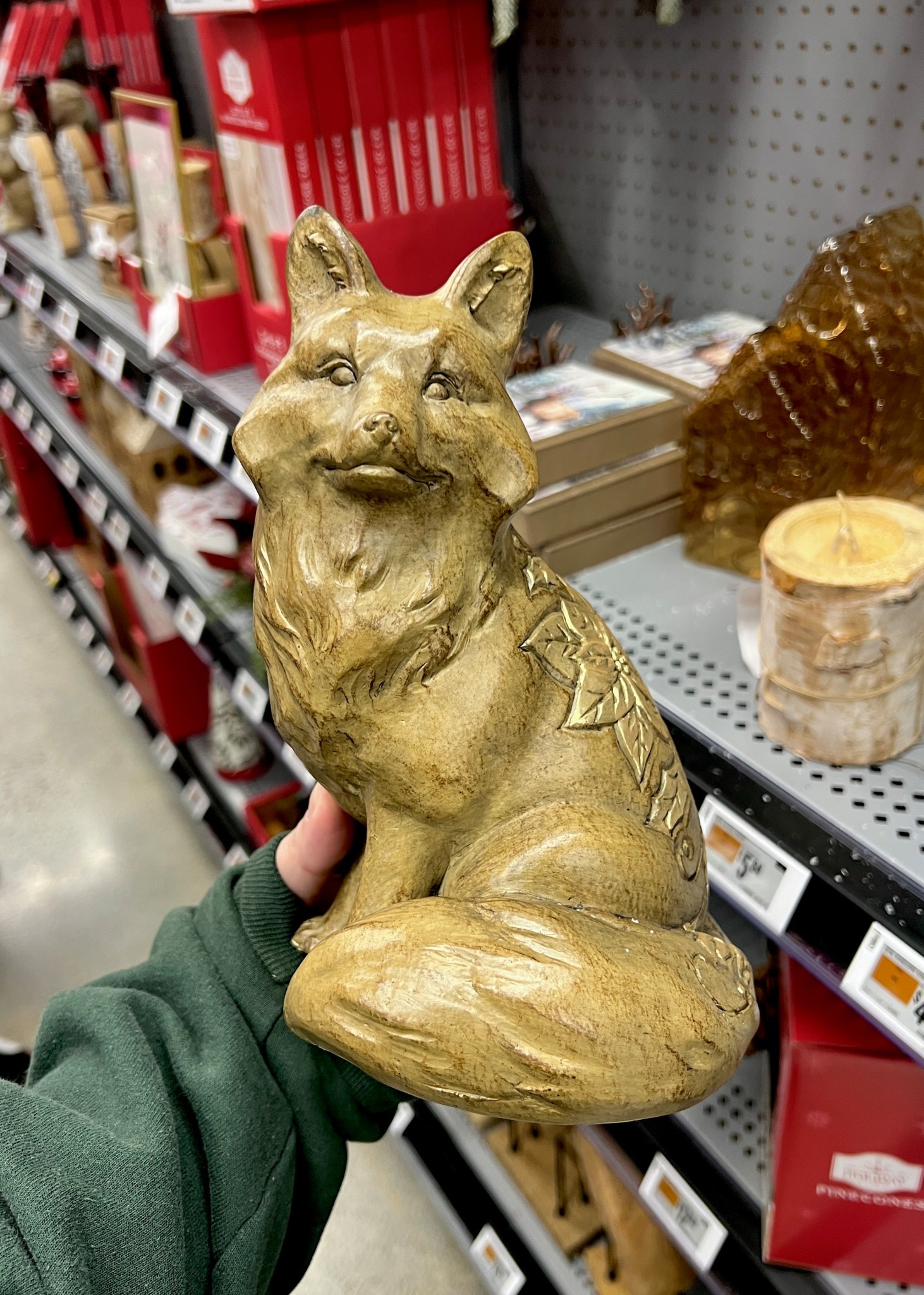 Sitting Fox Christmas Tabletop Decoration, Brown, 8.25", by Holiday Time

#LTKHome #LTKHoliday #LTKSeasonal