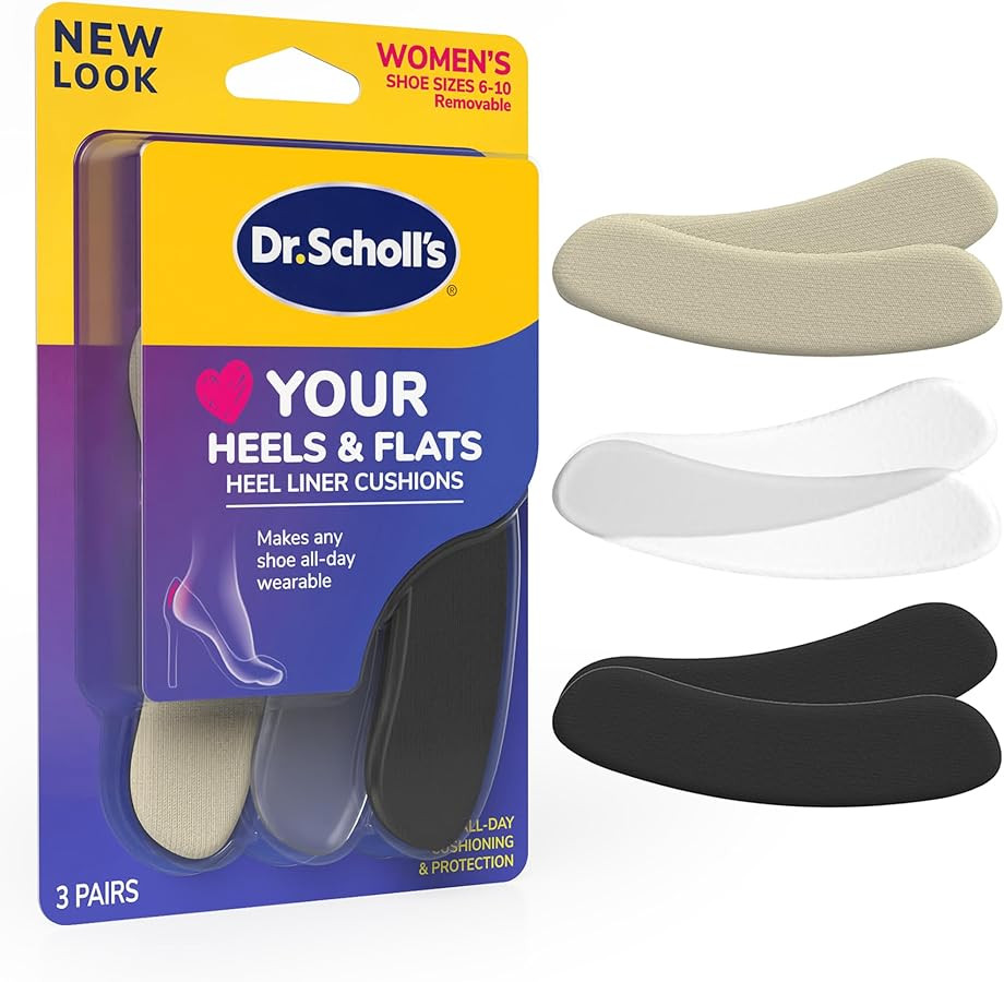 Dr. Scholl's Foam Heel Liners Inserts Helps Prevent Uncomfortable Shoe Rubbing at The Heel and He... | Amazon (US)