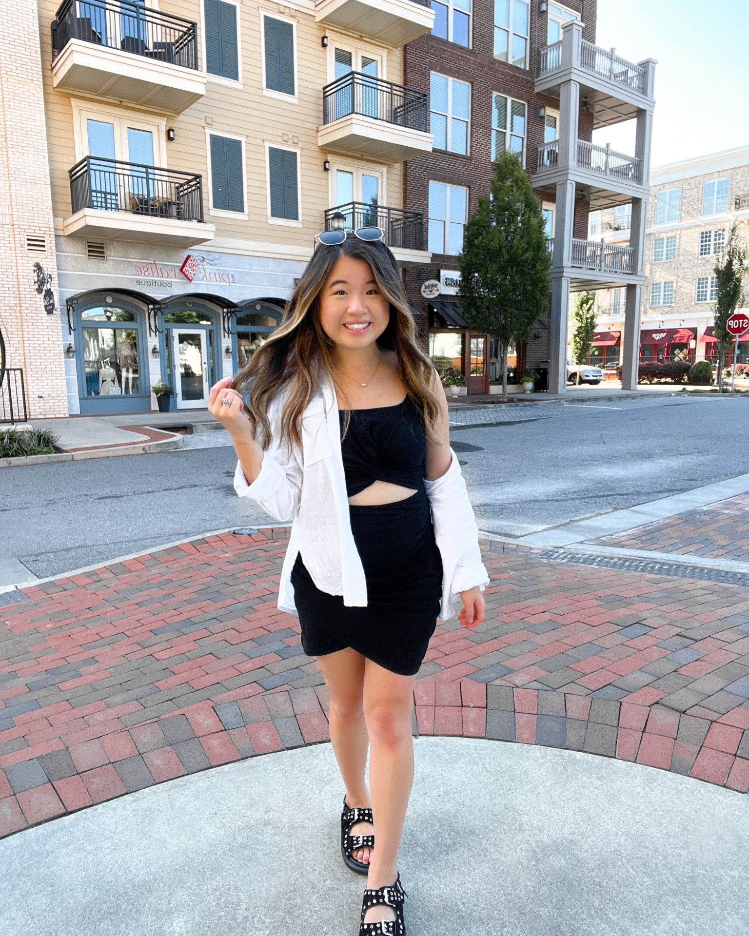 LBD from Amazon (size small), white button down from Amazon (size small), sandals from Böhme (size 6.5)

#LTKU #LTKSeasonal #LTKunder50