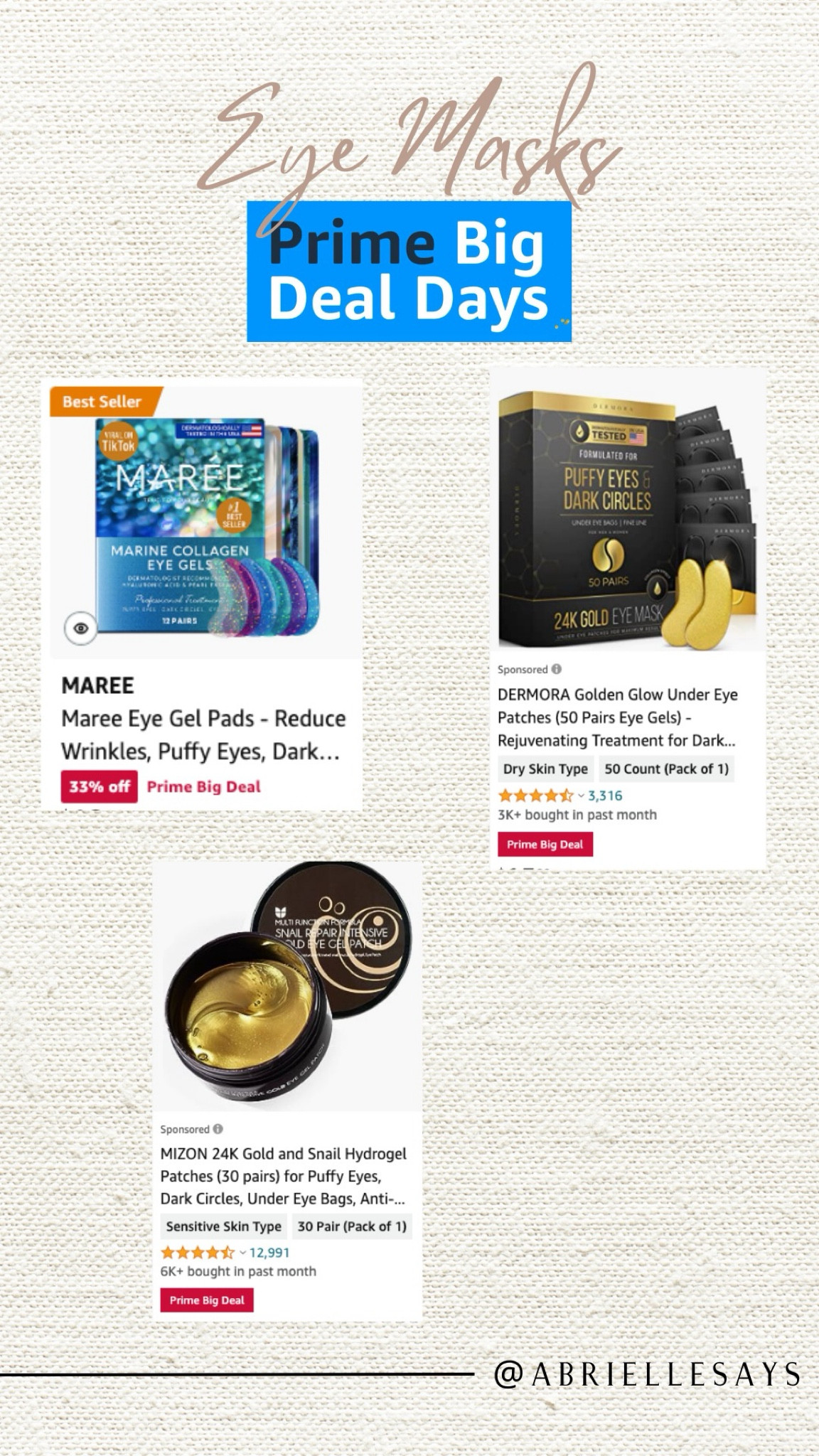 You guys know I’m a sucker for some cold under eye masks 😛 these are THE BEST! 

#LTKbeauty #LTKGiftGuide #LTKxPrime