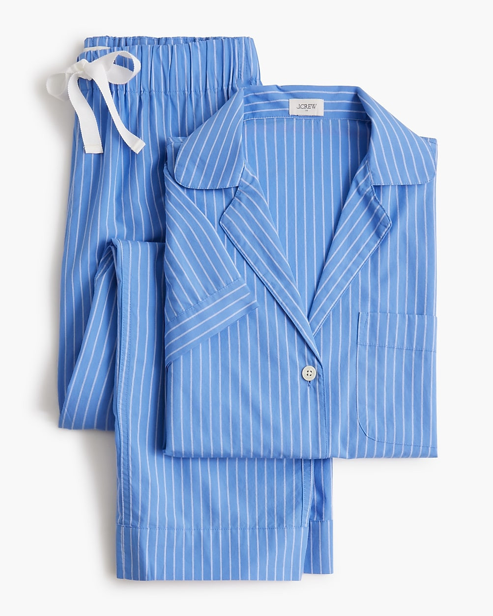 Striped short-sleeve top and pant pajama set | J.Crew Factory