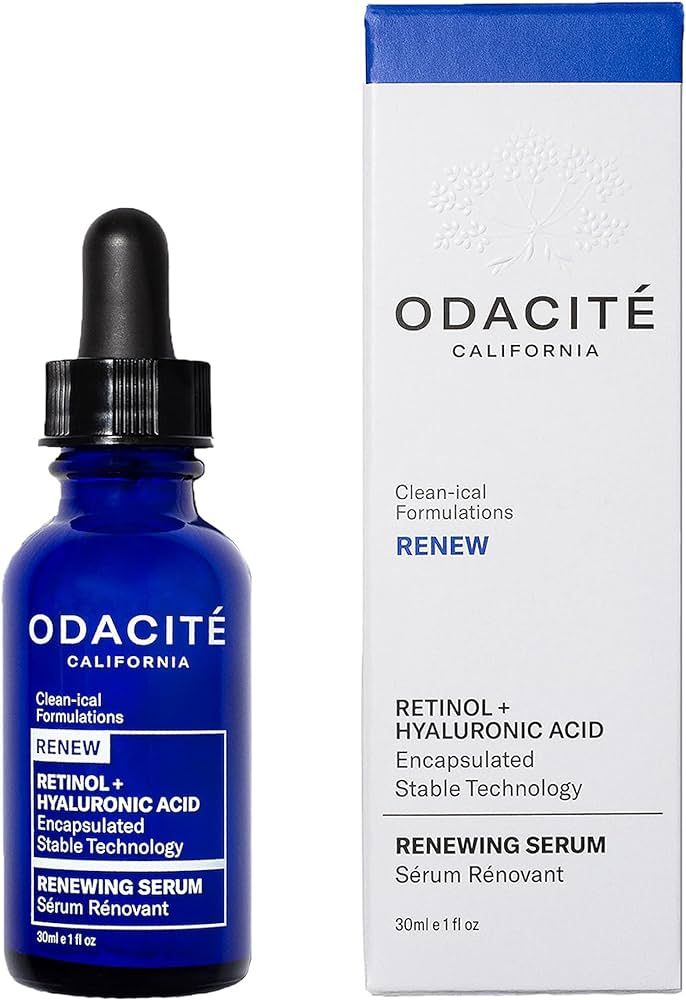 Odacite Renewing Retinol & Hyaluronic Acid Facial Serum - Anti-Aging Face Serum Targets Fine line... | Amazon (US)