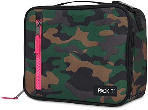 PackIt Freezable Classic Lunch Box, Camo Hot Pink, Built with EcoFreeze Technology, Collapsible, ... | Amazon (US)