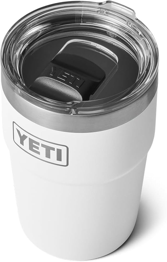 YETI Rambler 16 oz Stackable Tumbler, Vacuum Insulated, Stainless Steel with MagSlider Lid | Amazon (US)