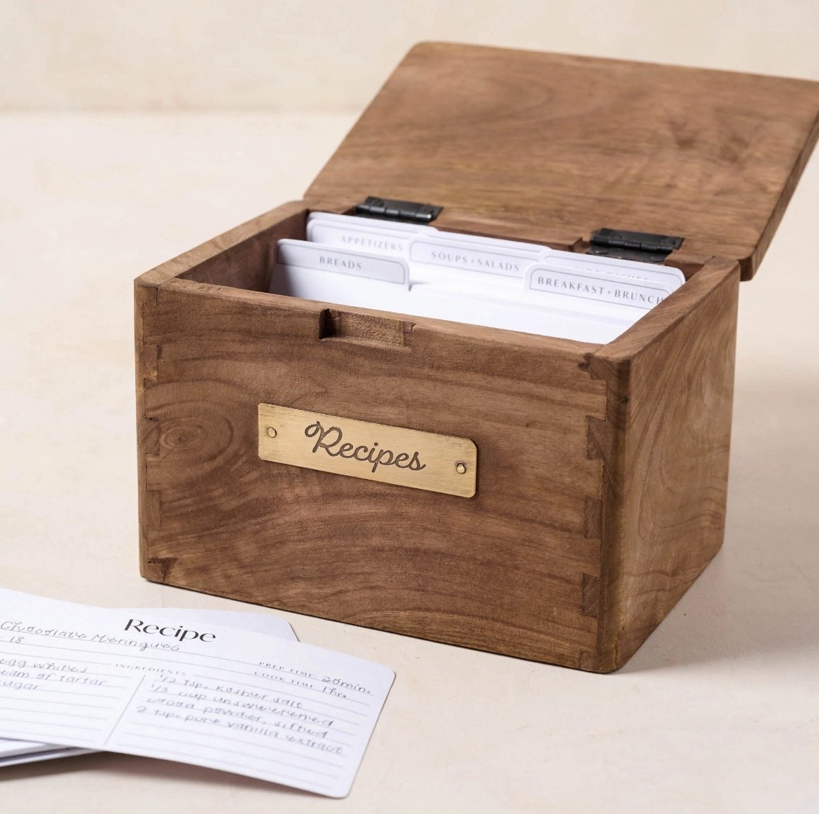 Antiqued Wood Recipe Box 

#LTKHome