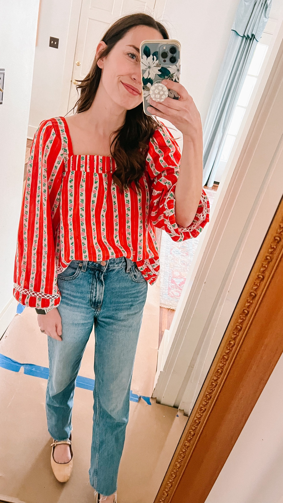 マ*イ様 ANDMARY Alicia ribbon knit tops Alicia ribbon knit tops