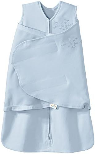 Halo 100% Cotton Sleepsack Swaddle Wearable Blanket, Baby Blue, Small | Amazon (US)