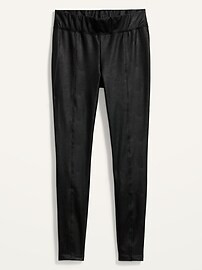 High-Waisted Stevie Faux-Leather Pants for Women | Old Navy (US)