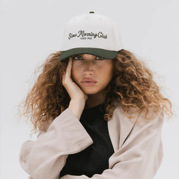 Slow Morning Club Canvas Trucker | Gigi Pip