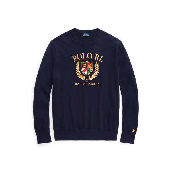 Logo Crest Cotton Sweatshirt | Ralph Lauren (UK)