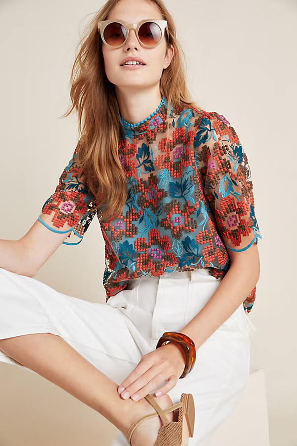 Callaway Swing Blouse | Anthropologie (US)