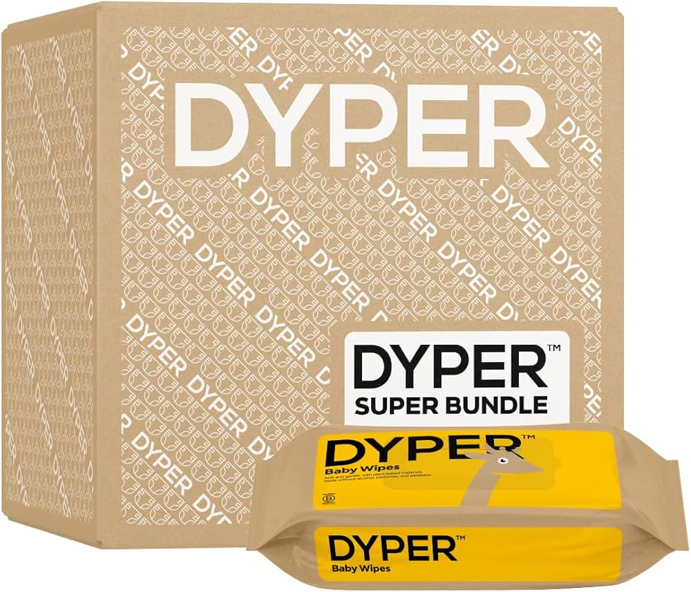 DYPER Viscose from Bamboo Baby Diapers Size 1 + Wipes | Honest Ingredients | Cloth Alternative | ... | Amazon (US)