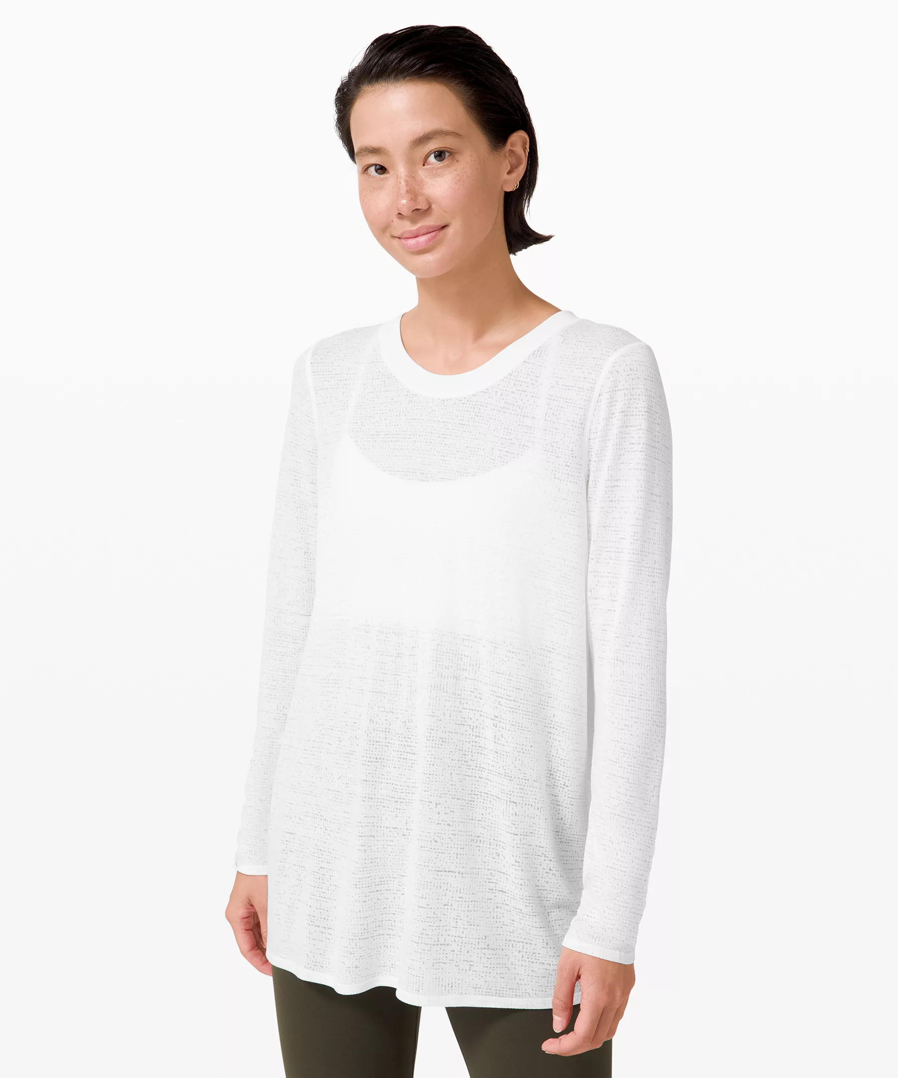Uncovered Tall Long Sleeve *Tie | Women's Long Sleeve Shirts | lululemon | Lululemon (US)