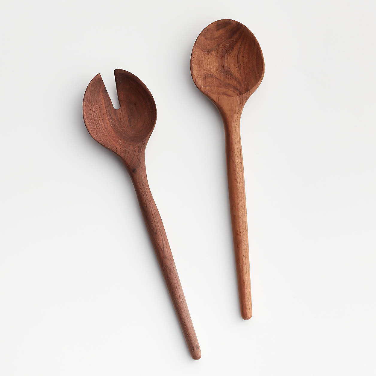 Walnut Servers, Set of 2 + Reviews | Crate & Barrel | Crate & Barrel