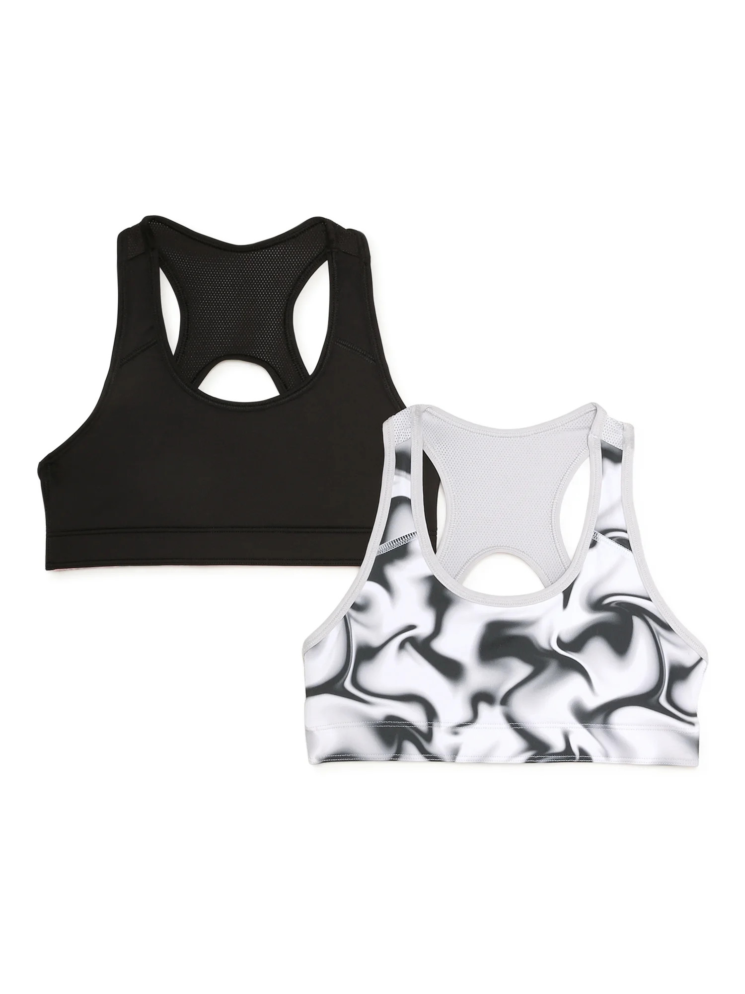 Athletic Works Girls Sports Bra, 2 Pack, Sizes XS-XXL | Walmart (US)
