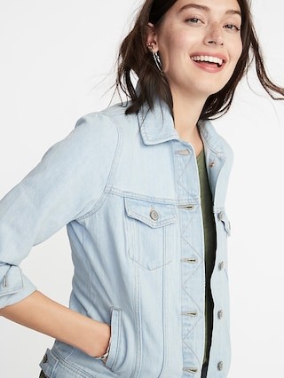 Light-Wash Denim Jacket for Women | Old Navy US