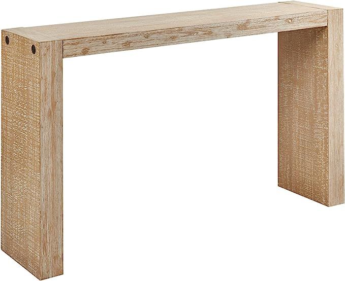 INK+IVY Monterey Solid Wood Console Table for Entryway, Brushed Reclaimed Wheat Grain Finish, Cou... | Amazon (US)