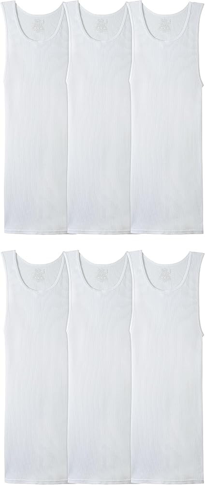 Fruit of the Loom Men's Tag-Free Tank A-Shirt | Amazon (US)
