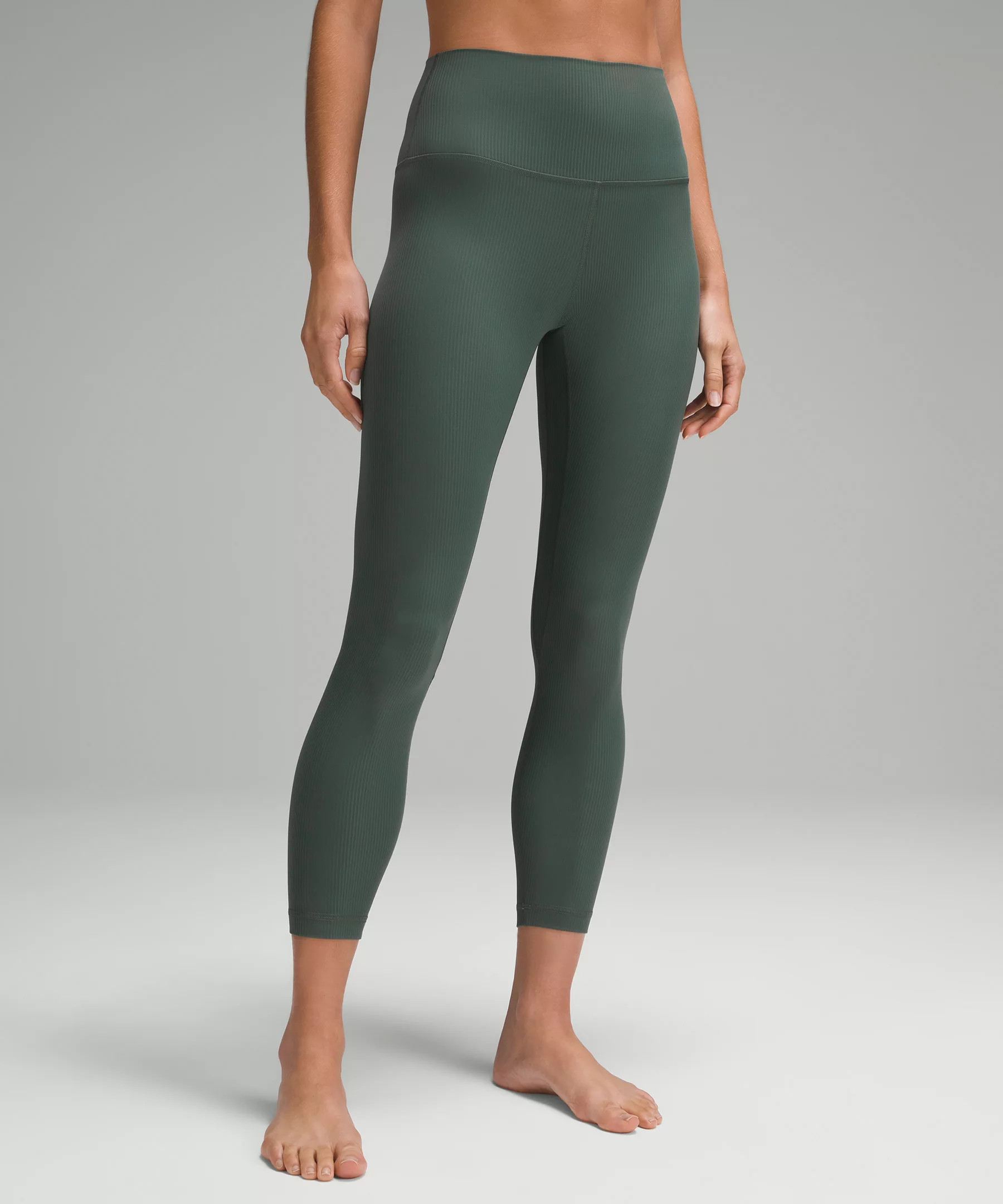 lululemon Align™ Ribbed High-Rise Pant 25" | Women's Pants | lululemon | Lululemon (US)