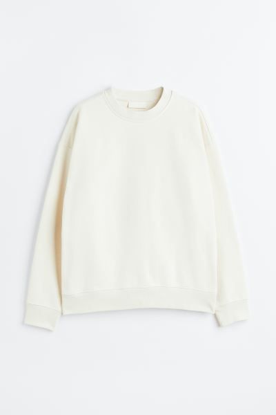 Oversized Fit Cotton Sweatshirt | H&M (US + CA)