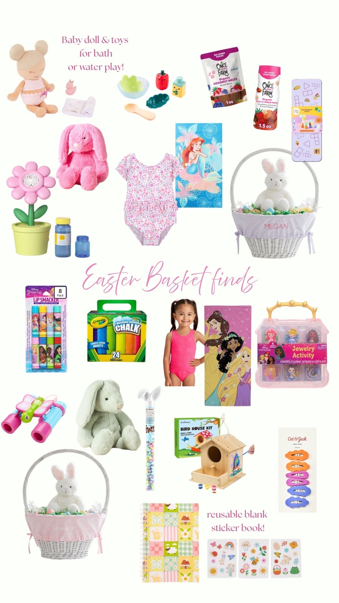 Easter basket fillers for toddler girls!!🐰💓

Toddler girl/ Easter baskets/ Easter 

#LTKBaby #LTKmomlife #LTKKids