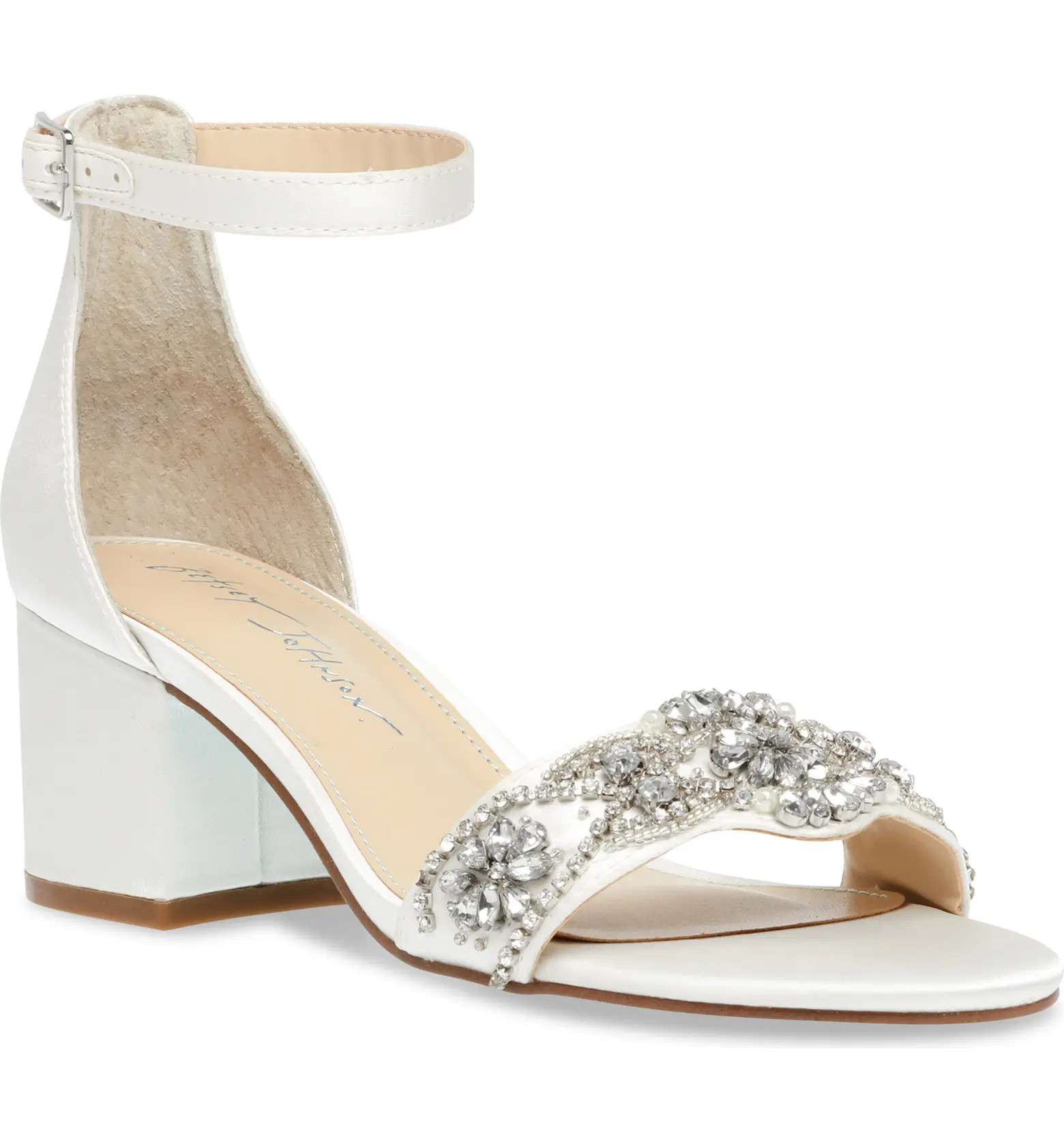 Crystal Embellished Block Heel Sandal | Nordstrom