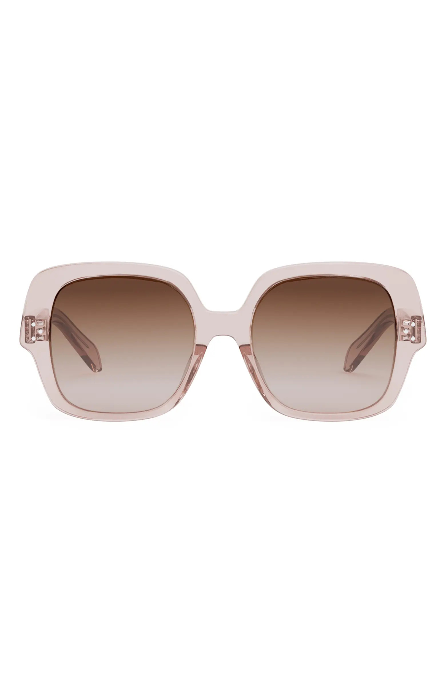 Bold 3 Dots 55mm Gradient Square Sunglasses | Nordstrom