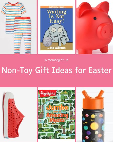 Non-Toy gift ideas for Easter for a 4 year old. Practical gift ideas for your kiddo for Easter that they will actually use! These are all staples in our house. My son is getting new pajamas and a piggy bank in his Easter basket. These are great Easter gift ideas for a four year old! 

#LTKkids #LTKfindsunder50 #LTKSeasonal