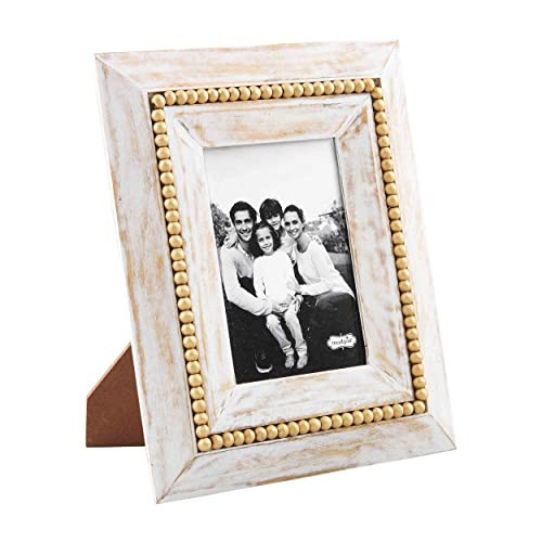 Mud Pie Gold Beaded Frame, 5" x 7" | Amazon (US)