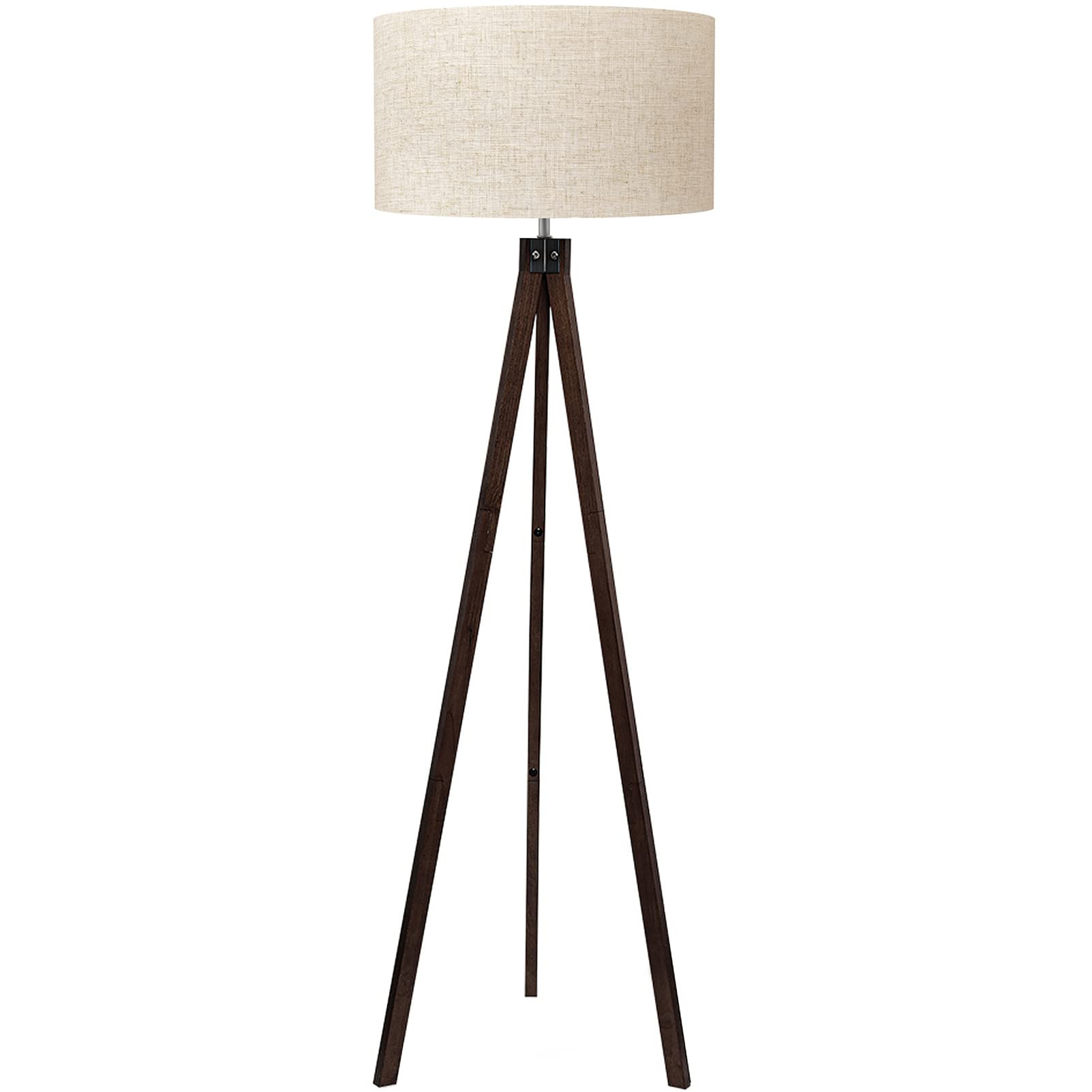 LEPOWER Wood Tripod Floor Lamp, Mid Century Standing Reading Light for Living Room, Bedroom, Stud... | Amazon (US)
