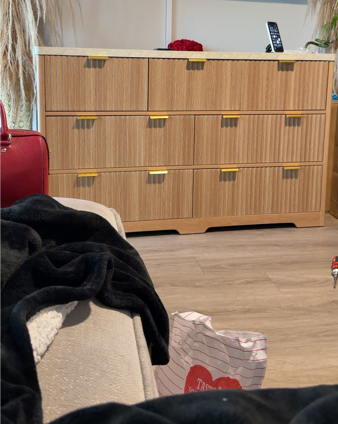 Clean, modern, and giving elevated storage ✨ This dresser instantly upgraded my space with its warm wood tone and gold accents. Perfect for keeping everything organized while still looking aesthetic. If you’re building a cozy but luxe vibe, this is it 🤎#HomeDecorFinds #ModernHomeStyle #BedroomInspo #HomeOrganization #AestheticHome #NeutralDecor #CozyHomeVibes #InteriorInspo #AmazonHomeFinds #wayfair

#LTKHome #LTKHome