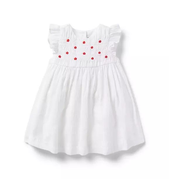 Baby Embroidered Smocked Dress | Janie and Jack