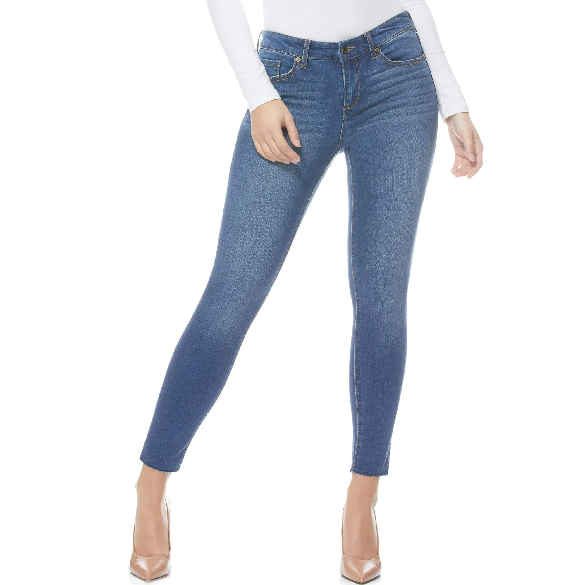 Sofia Jeans Women's Sofia Skinny Mid Rise Ankle Jeans | Walmart (US)