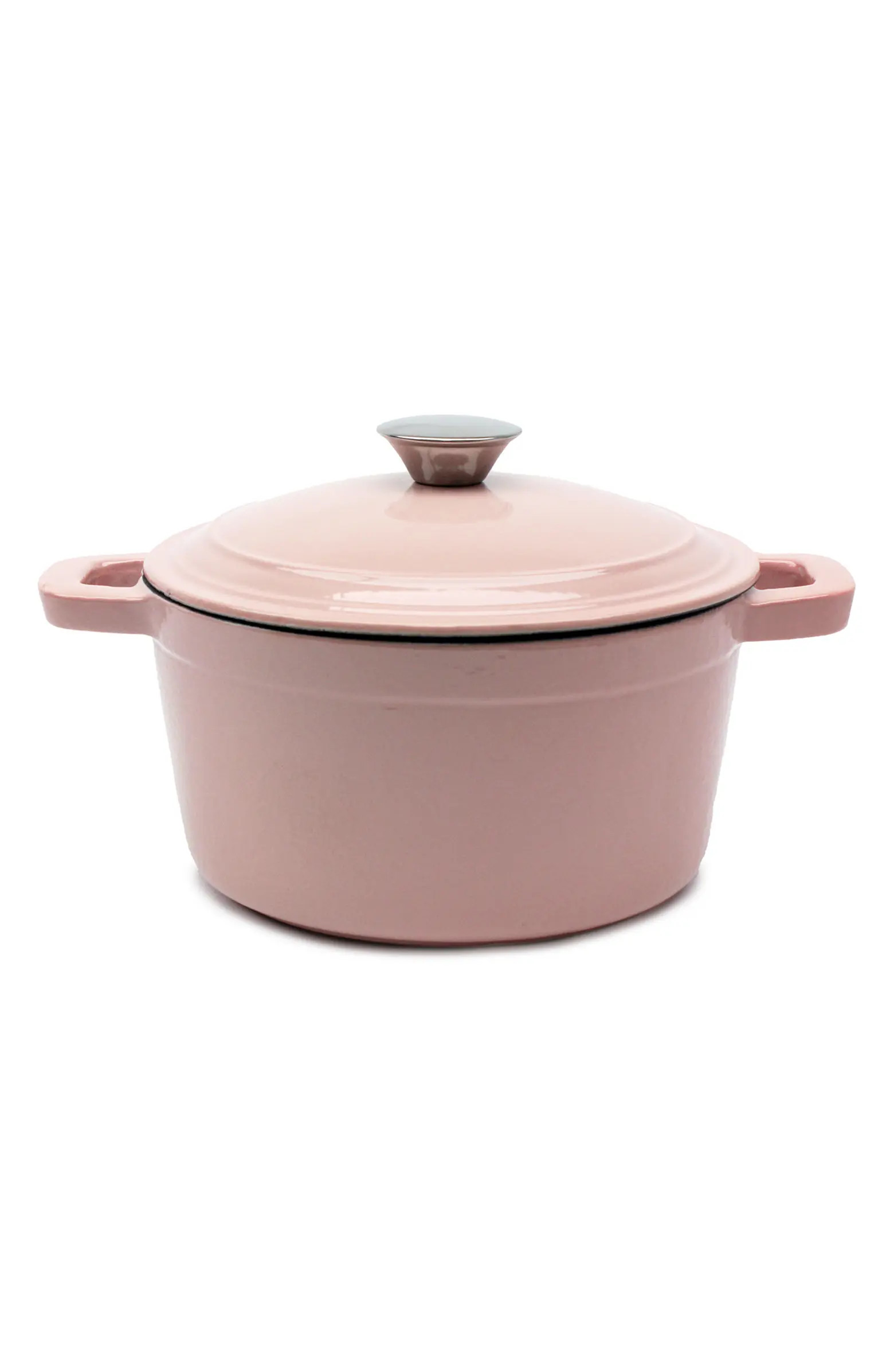 INTERNATIONAL Cast Iron 3qt. Round Stockpot - Pink | Nordstrom Rack