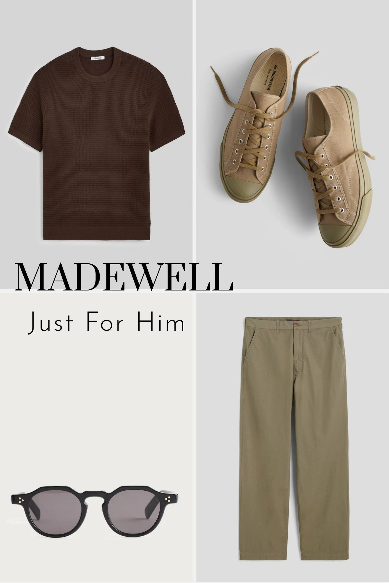 Madewell Men’s Style Edit | Timeless Everyday Essentials 🤎

Madewell men’s wardrobe staples featuring a textured brown knit tee, classic canvas sneakers, relaxed pants and an effortless everyday sunglass. @Madewell 


#Madewell #MadewellMen #MensStyle #MensFashion #MensOutfits #MensWardrobe #MensEssentials #CasualMensStyle #NeutralStyle #MinimalistStyle #EverydayStyle #MensShoes #MensClothing #StyleFinds #FashionFind

#LTKxMadewell #LTKWorkwear #LTKMens