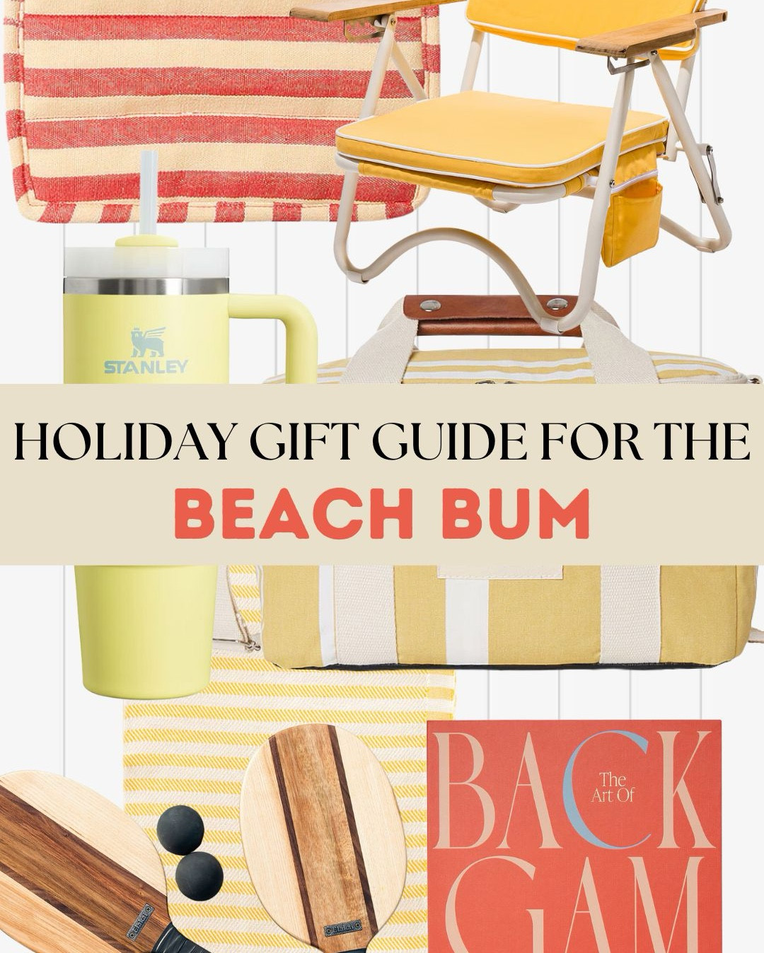 The perfect beachy gift guide.  Home, fun and accessory finds the beach bum in your life will ACTUALLY love. 

Colorful kitchen accessories, cooler bags, beach chairs, games, decor and more. 

#LTKHoliday #LTKGiftGuide #LTKHome