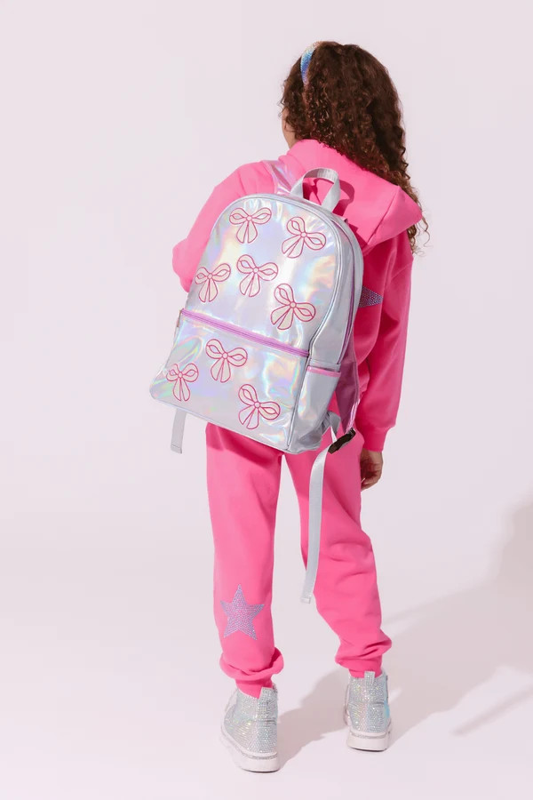 Hologram Bow Backpack | Lola + The Boys